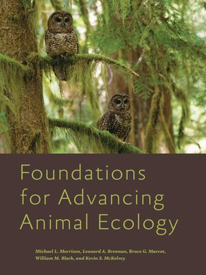 cover image of Foundations for Advancing Animal Ecology